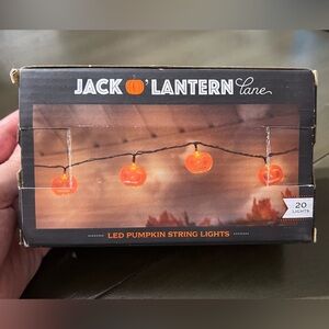 LED Pumpkin String Indoor Lights Decor